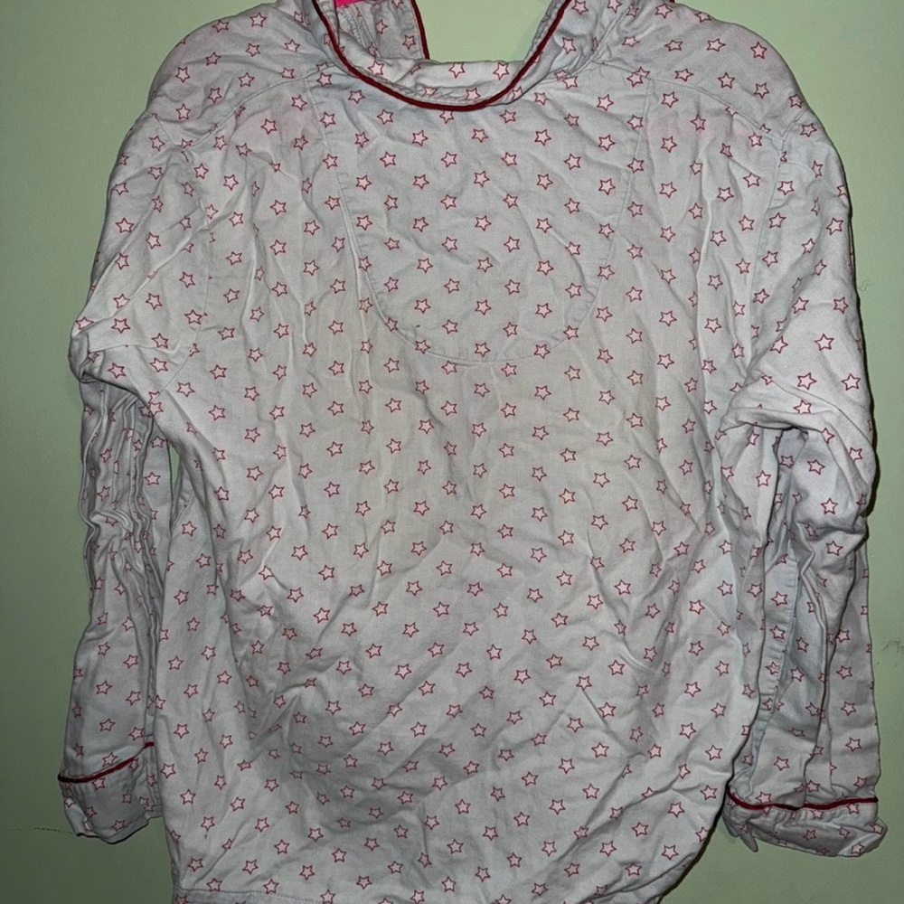 Vs Star Patterned Button-Up Pj Top - image 2